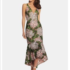 Xscape floral lace gown